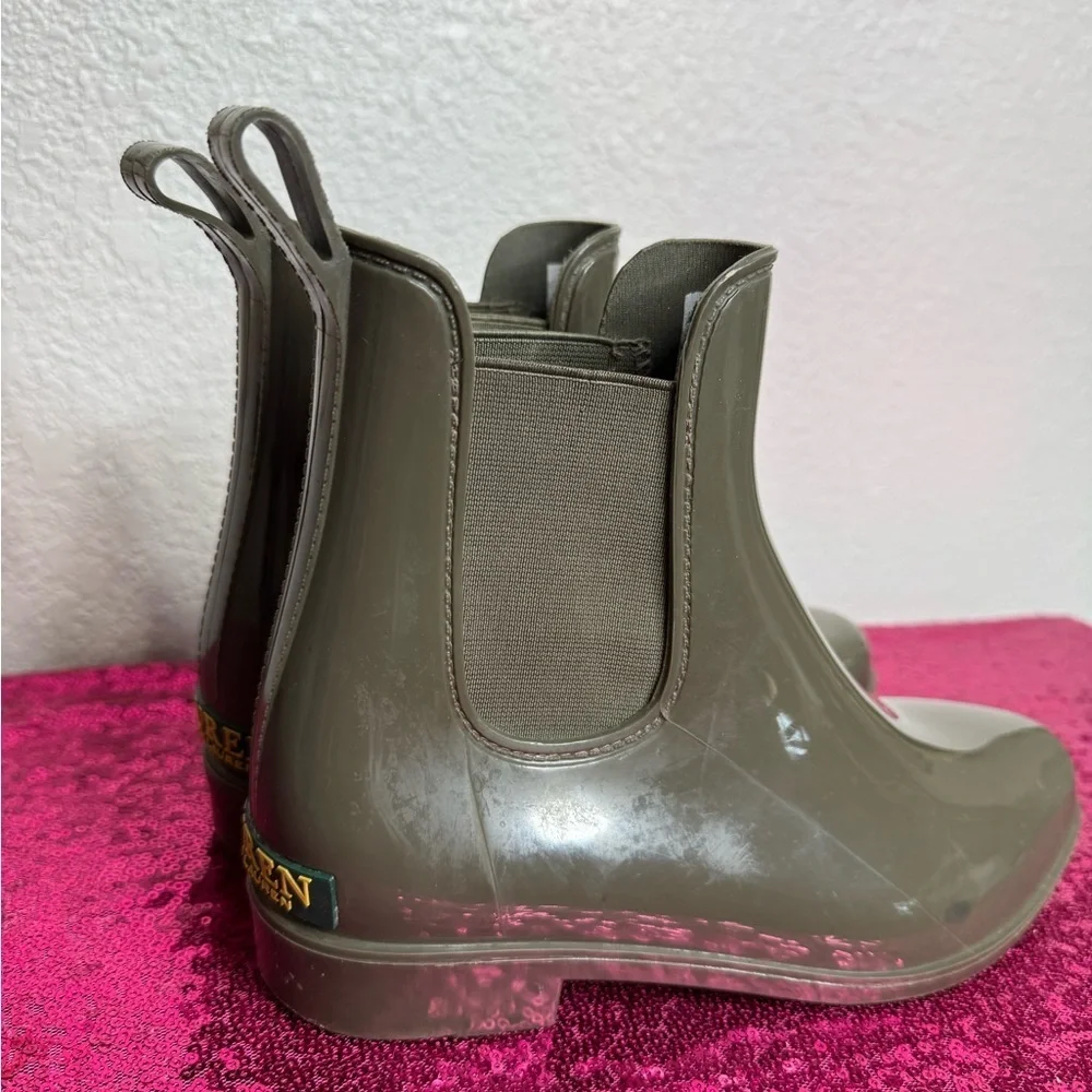 RALPH LAUREN 💚 Women’s Ankle Pull-On Classic Rain Boots (Size 7)